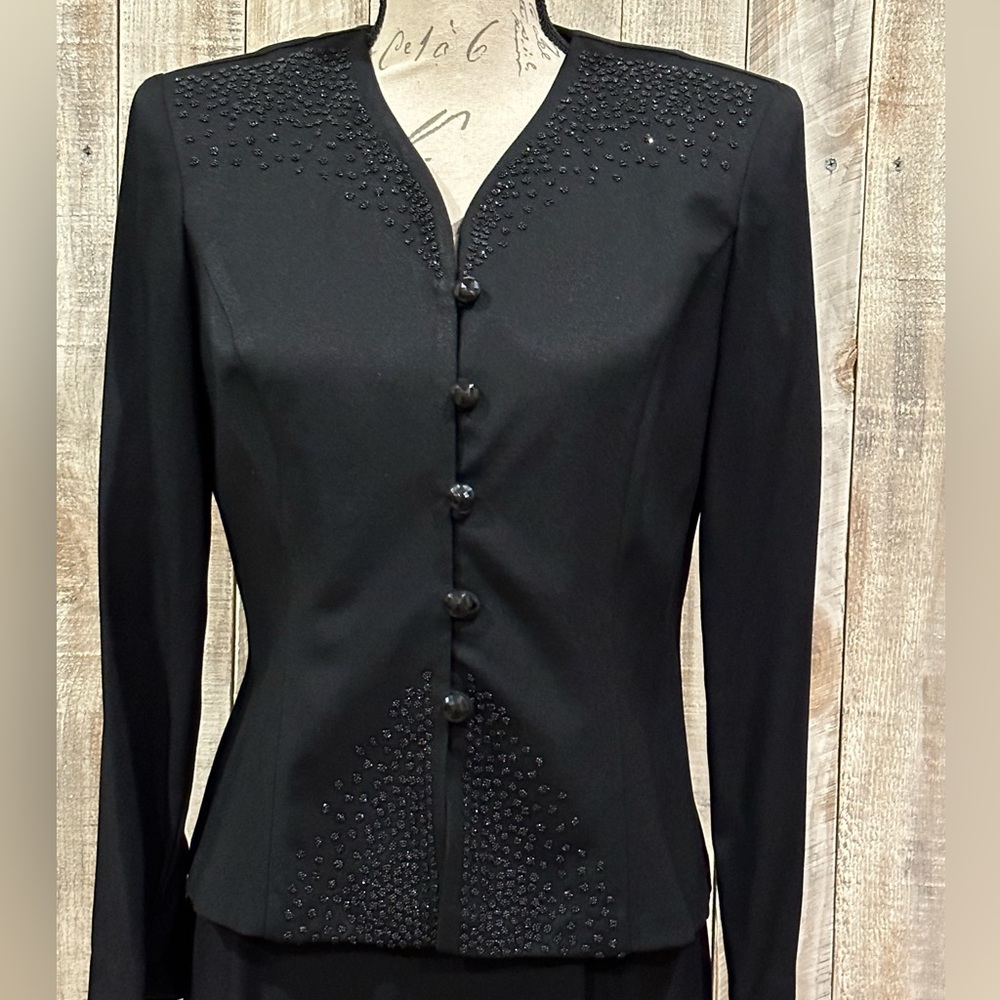 Positive Attitude Black Formal Evening Suit